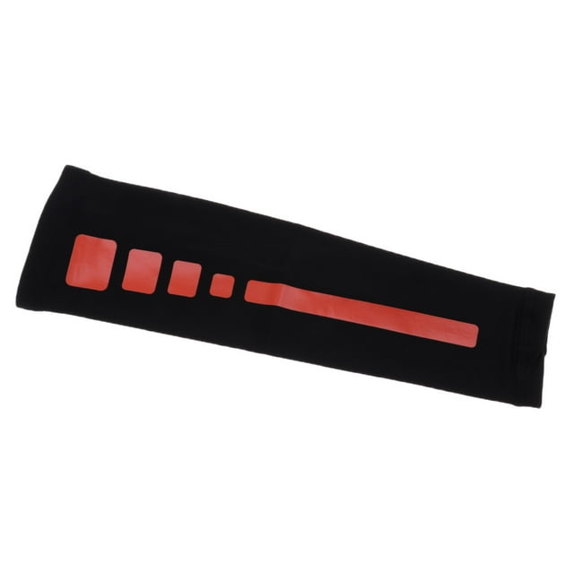 Almencla Sun Protection Compression Arm Sleeve for Sports Basketball Cycling Black
