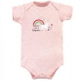 thumbnail image 3 of Luvable Friends Baby Girl Sleep and Play, Bodysuit and Bib, Unicorn, 0-3 Months, 3 of 4