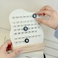 thumbnail image 3 of Perpetual Wooden Desk Calendar, Reusable Black Board Calendar with Movable Date Marker, 3 of 6