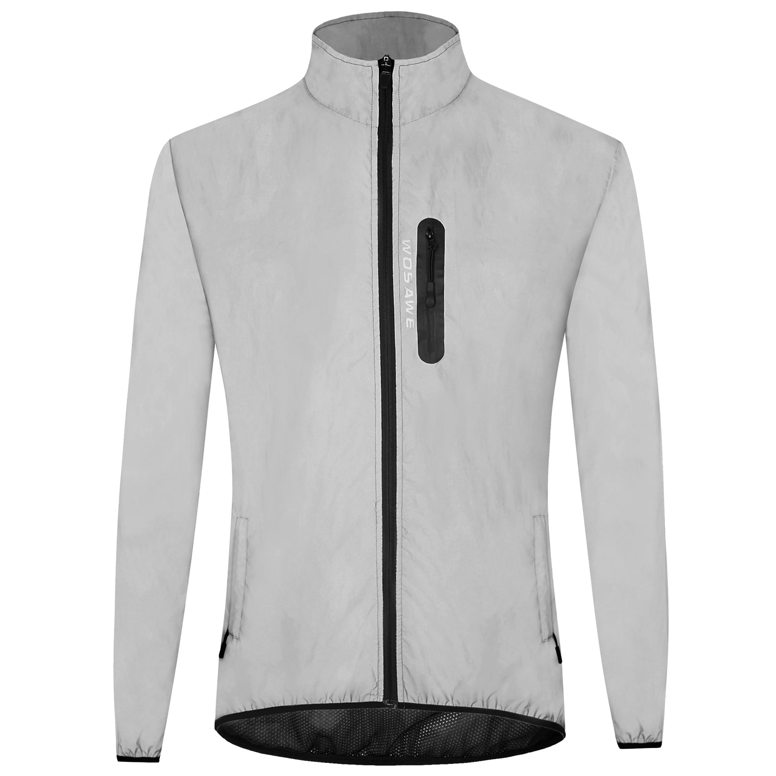 Mens Cycling Jacket Coat High Visibility Waterproof Outdoor Sports Runing Hiking 