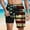004Red, variant on Men's Independence Day American Flag Print Swim Trunks with Compression Liner Quick Dry Elastic Beach Shorts