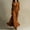 Brown, variant on SwiftWear Women's Western Velvet Corset Maxi Dress Lapel Collar 3/4 Sleeve Vintage Elegant Cowgirl Dresses, Brown
