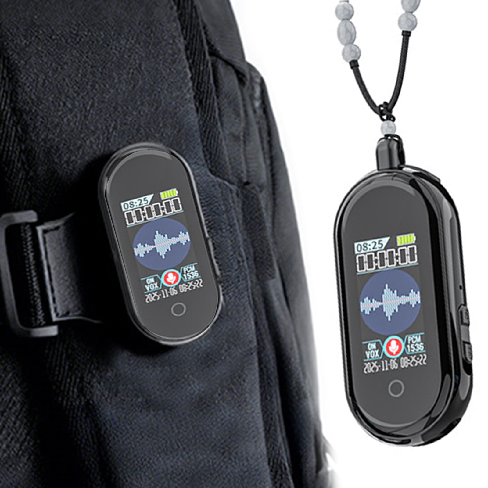 3-In-1 Portable Voice Recorder with Noise Cancellation, 64GB Smart High-Definition Recording Device, TYPE-C Charging, Ideal for Lectures, Interviews, Meetings, And Classes