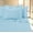 Light Blue, variant on Deluxe Hotel 400 TC 100% Cotton, Luxury Dobby Stripe Bed Sheets Set, Queen, Light Blue, 4 Piece