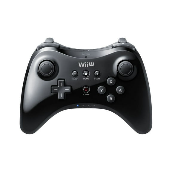 Restored Nintendo OEM Pro Controller Black For Wii U Gamepad (Refurbished)