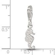 Reflections 925 Sterling Silver Seahorse Charm 24 x 6 mm.