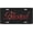 Black and Red Blessed, variant on Front License Plate with Checkered Mom Design, Novelty Vanity Tag, Aluminum, 6 x 12 Inch
