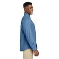 thumbnail image 3 of Harriton M540 Unisex Denim Shirt Jacket-Light Denim-2XL, 3 of 3
