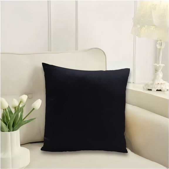 Cterwk Pack of 1 Throw Pillow Cover Soft Velvet Square Decorative Pillow Case for Sofa Couch Living Room Bed, 20"x20"