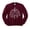 Maroon, variant on The Morbid the Merrier Sweatshirt Unisex Large Maroon