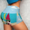 thumbnail image 4 of Honeii Gnomes On The Beach Print Women's Workout Shorts, Gym Shorts for Active Wear, Sports Shorts,Women's Running Shorts,Quick Dry Athletic Shorts-XX-Large, 4 of 8