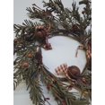 thumbnail image 4 of Rustic Holiday Pine Wreath 12", 4 of 4