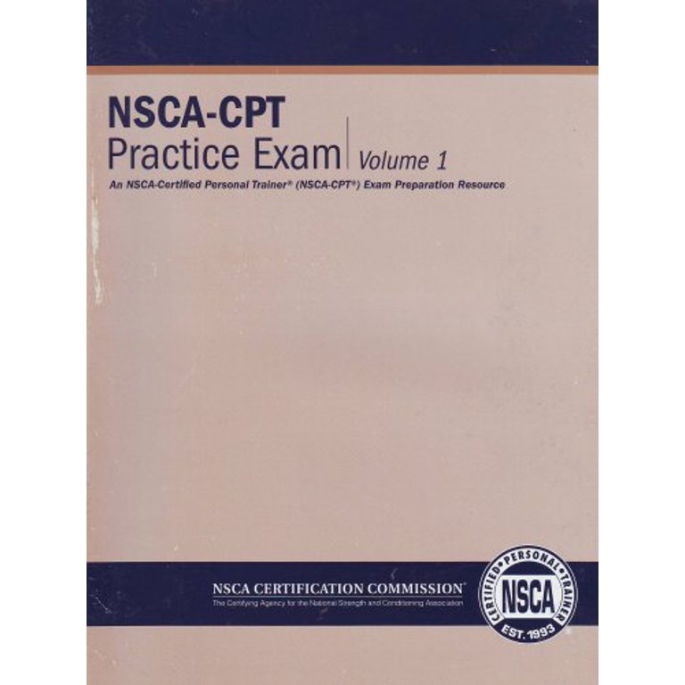 NSCA-CPT Practice Exam Volume 1, Pre-Owned Other B001YFI0N4 