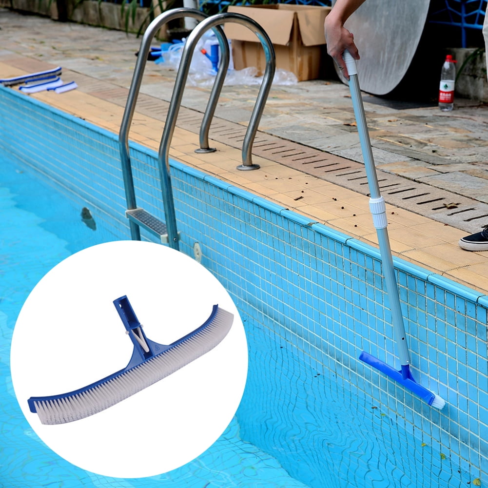 18 Pouces Spa de Piscine Courbe Brosse à Vide avec des Poils en Nylon pour  le Nettoyage de la Piscine