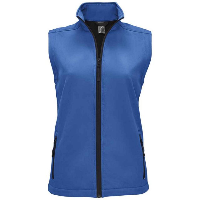 SOLS - Chaleco Race de Softshell para Mujer (Azul Real)