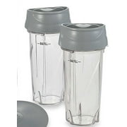 Nutri Ninja Single Serve Cup (16 oz.) & Lid for PULSE Blenders (1 Pack, To-Go...