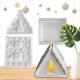 thumbnail image 5 of Titular de la Vela Moldes de Silicona Hollow Estrellas y Luna Casa Decoración Molde de Silicona Tienda de Campaña Candelabro Molde de Aromaterapia, 5 of 9