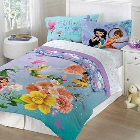 Disney Tinkerbell Fairies Fantasy Floral Twin/Full ...