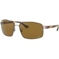 thumbnail image 4 of Ray-Ban Men's Rb3604ch Chromance Mirrored Square Sunglasses, 4 of 6