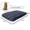 thumbnail image 2 of Abstract Pet Bed, Colorful Composition with Grunge Doodle Style Lines and Horizontal Stripes Pattern, Resistant Pad for Dogs and Cats Cushion with Removable Cover, 24" x 39", Multicolor, by Ambesonne, 2 of 4