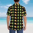 thumbnail image 5 of Banana Leaf Mens Hawaiian Shirt Short Sleeve Casual Button Up Tropical Summer Beach Shirt, 5 of 9