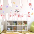 thumbnail image 2 of Sticker Art Mural Patte de Chat Vinyl Decal Animal Pet, 2 of 4