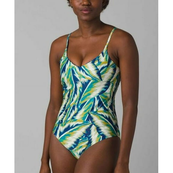 prAna Jess Size Small (S) Reversible One Piece Swimsuit Tropic Panama W11212435