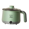 thumbnail image 3 of GROWTH TANK Marmite Électrique Mini Marmite Domestique Polyvalente Casserole pour Nouilles Cuiseur de Nouilles Portable Marmite Électrique pour Nouilles Shabu Shabu Gris Vert, 3 of 9