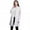 White, variant on Kcodviy Women Casual Plus Size Plush Sweater Pockets Outerwear Buttons Cardigan Coat Light Jacket For Juniors Zip Womens Jacket Long Warm Jacket Vests For Women Light Jacket Women Plus Size Wom