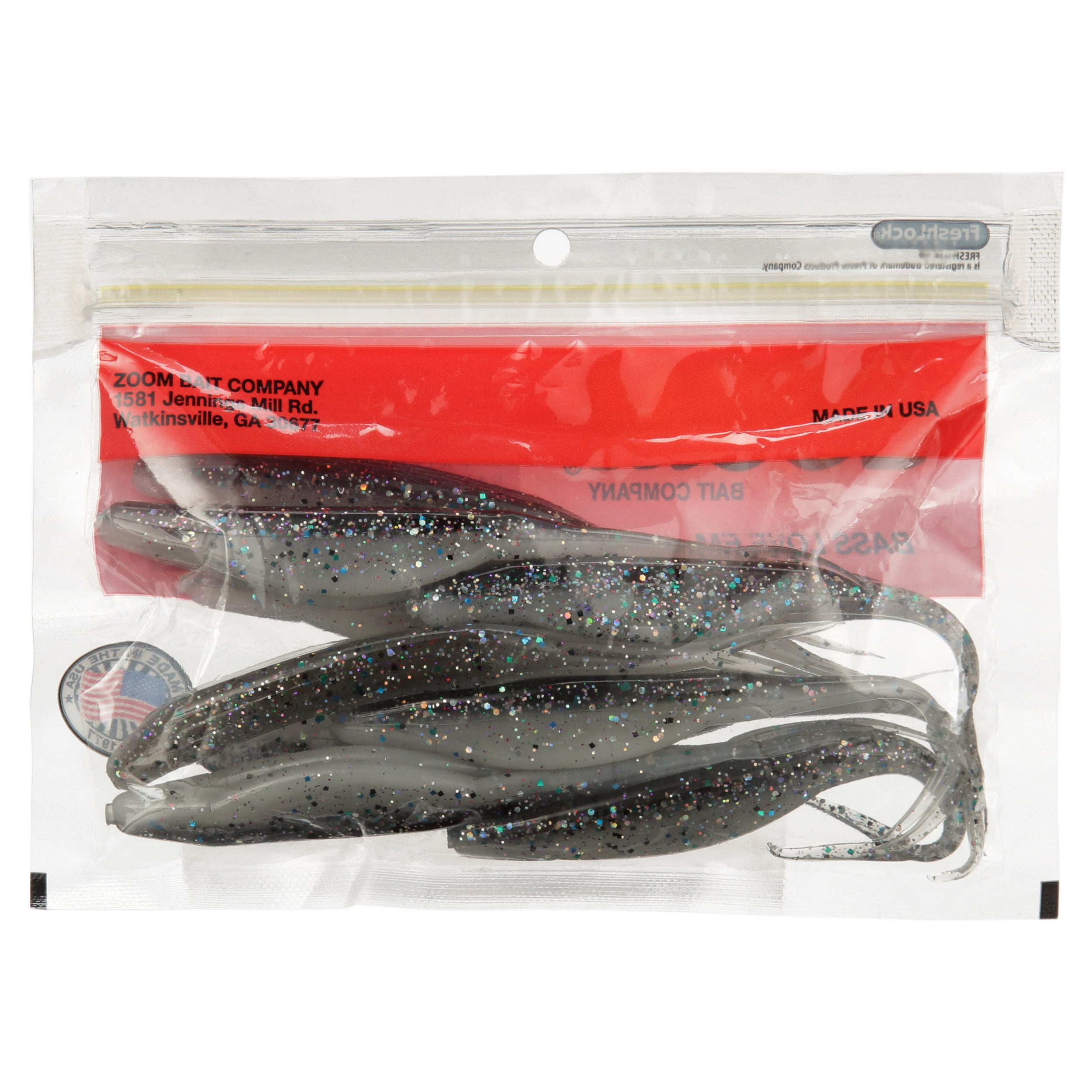  Zoom Hbt-1.5bkc/z Mini Tube Worms, 1.5, Black & Chartreuse,  15 Pack : Artificial Fishing Bait : Sports & Outdoors