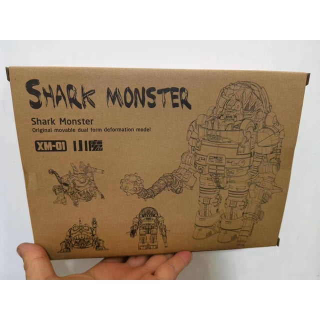 XIAOMO Transformation XM-01 XM01 Sharkticon Shark Squad 3 piezas/set de figuras de acción, juguetes robot con caja