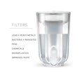 thumbnail image 2 of LifeStraw Home – Dispensador de filtro de agua, 18 tazas, plástico sin BPA, probado para proteger contra bacterias, parásitos, microplásticos, plomo, mercurio y una variedad de productos químicos, bla, 2 of 5