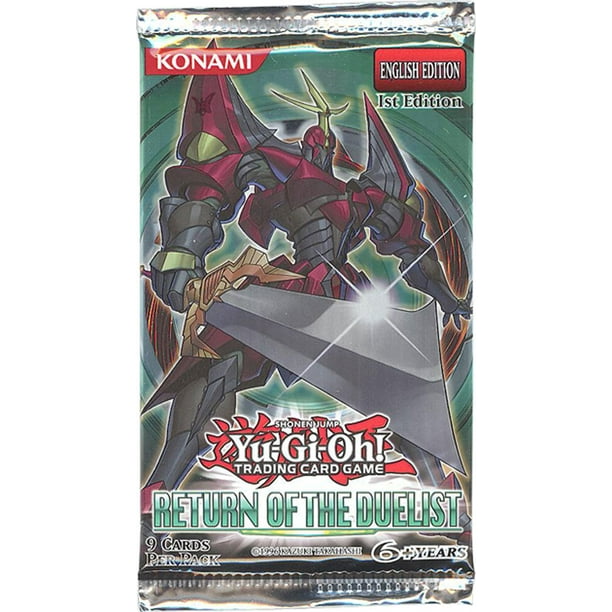 Yu Gi Oh Cards Return Of The Duelist Booster Pack Walmart Com Walmart Com