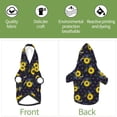 thumbnail image 3 of Uemuo Sunflowers for Winter Dog Hoodie Sweatshirts with Pockets Warm Dog Clothes for Small Dogs Chihuahua-Large, 3 of 8