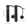 thumbnail image 4 of 1 Pair of Weighted Jump Rope Fitness Rope with Counter Cordless Jump Rope Portable Skipping Rope, 4 of 9