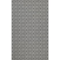 SAFAVIEH Martha Stewart Cotton Geometric Area Rug, Charcoal/Grey, 4' x 6'