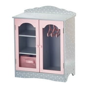 Olivia's Little World 18" Doll Wooden Double Door Shaker Dresser