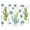 Color 1, variant on 8 Pack Art Acoustic Panels Sound Absorbing Cactus Succulent Vibrant Flowers Western Desert Decorative Soundproof Wall Panels Self Adhesive for Nursery Game Room Bedroom 48"x32"
