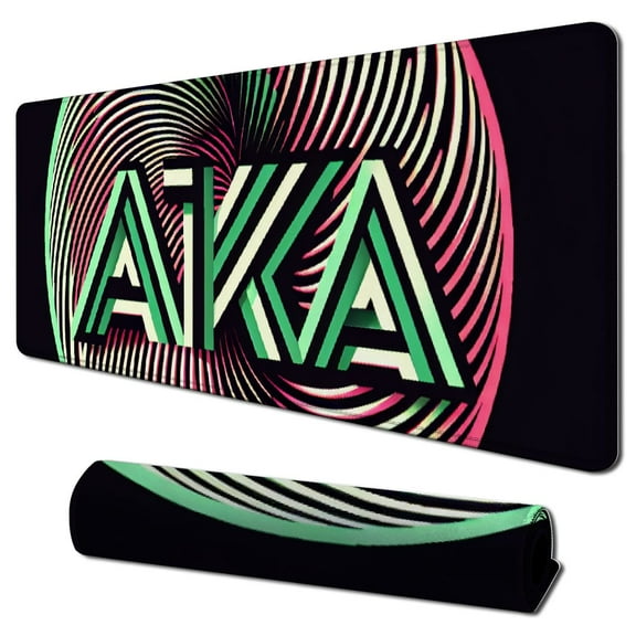 nygtbtfer Sorority Gifts Mouse Pad with Non-Slip Rubber Base, Stitched Edges, Mouse Pads for Computers Laptop PC 31.5x11.8 in