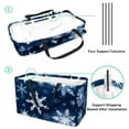 thumbnail image 4 of Snowflake Large Capacity Reusable Foldable Beach Bag | Oxford Cloth Beach Bag, Laundry Organizer, and Decorative Box, 4 of 7