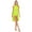 Fluorescent Yellow, variant on Zaldita Women's Lyrical Ballet Leotard Halter Neck Flowy Skirt Dress Modern Contemporary Dancewear Light Blue M