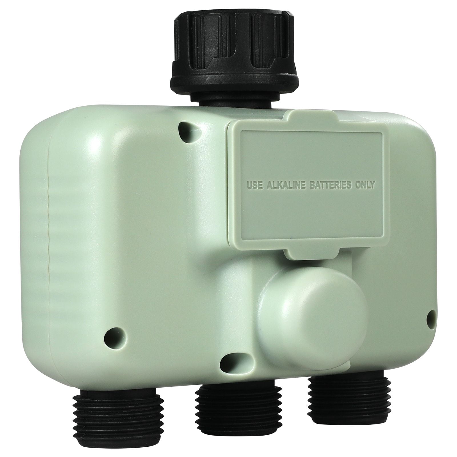 3-Zone Sprinkler Water Timer with Independent A/B/C Outlets, Programmable Separate Schedules per Zone, Automatic Irrigation Controller for Garden Lawn