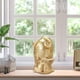 thumbnail image 4 of Esculturas de gatos nórdicos, figuras, estatuas, estanterías doradas, decoración coleccionable Mintiendo, 4 of 9