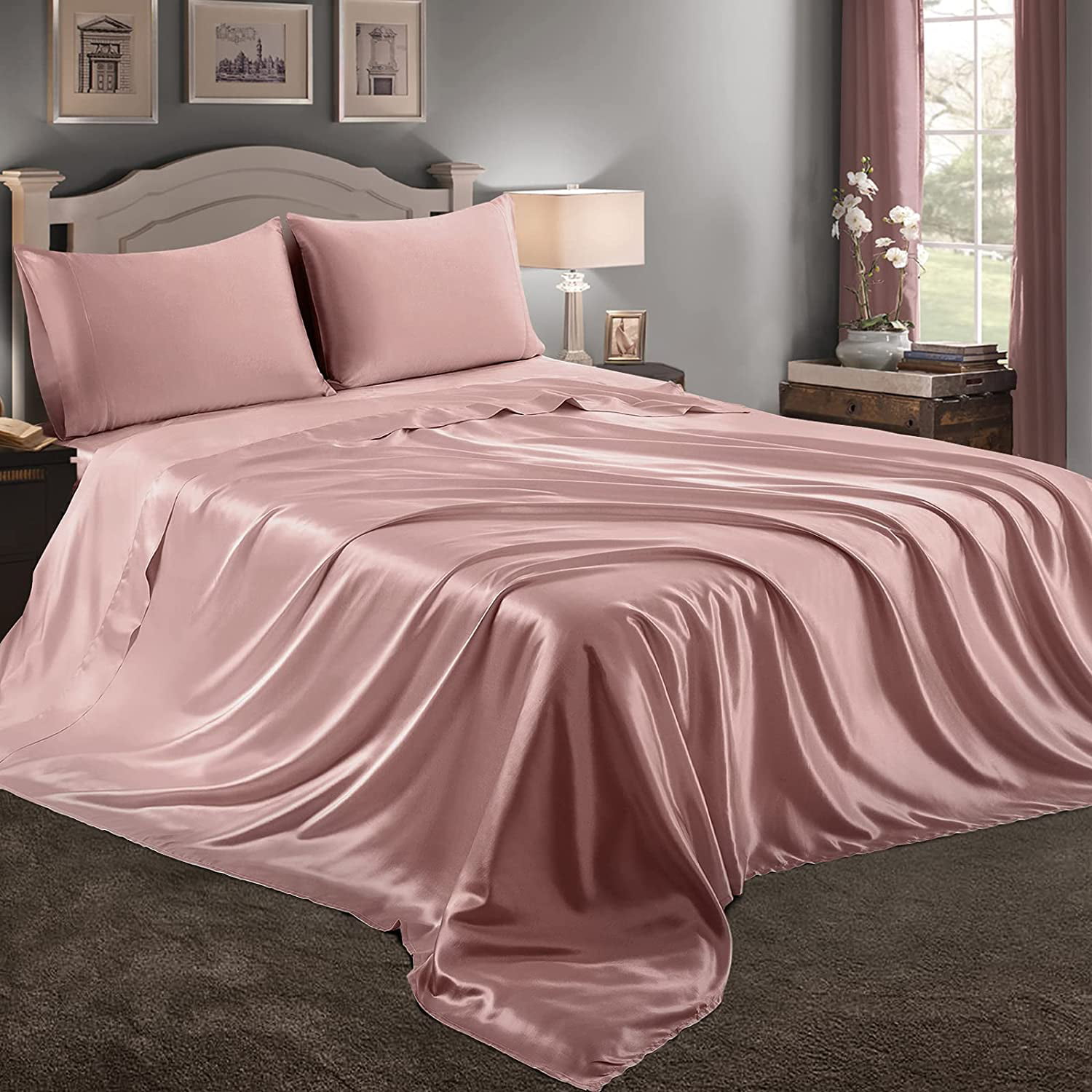 Cooling Silk Sheets