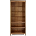thumbnail image 1 of Pemberly Row 72" Shaker Style Solid Wood Bookcase in Cherry Finish, 1 of 3
