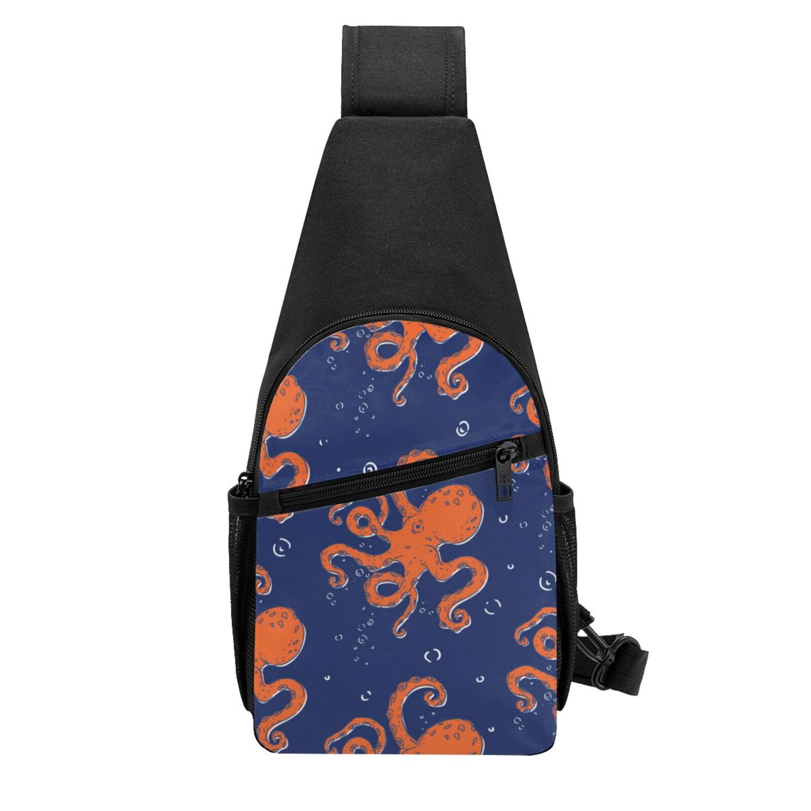 Xecao's Octopus Print Sling Bag: A Versatile Chest, Shoulder, and Crossbody Backpack for Casual Days Out, Perfect for Both Men and Women