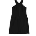 thumbnail image 2 of bar III Womens Solid A-line Dress, Black, XX-Small, 2 of 2