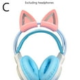 thumbnail image 4 of Silicone Cat Ears Decorations for Universal Headphones, Free Removal, Pink White Black Colors, 4 of 9