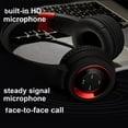 thumbnail image 3 of Auriculares inalámbricos BT4.1 de alta fidelidad, plegables y con graves profundos, para música, deportes y con micrófono integrado para teléfonos y ordenadores., 3 of 6