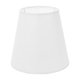 thumbnail image 1 of Pantalla de lámpara moderna de tela: Pantalla de tela blanca E14 para lámpara de mesa - Reemplazo de pantalla para lámpara de dormitorio pequeña, lámpara de escritorio o decoración de sala de estar, 1 of 8